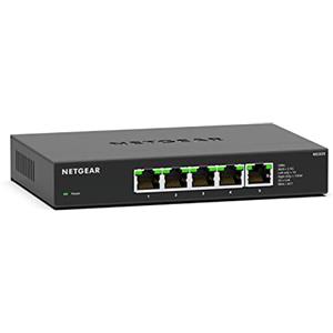 NETGEAR Switch Ethernet Unmanaged Multi-Gigabit 5 porte Multi-Gigabit MS305 - porte multi-gigabit da 1G/2,5G, montaggio su scrivania o a parete