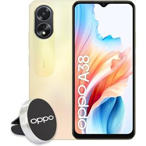 OPPO A38 4G Smartphone, AI Doppia fotocamera 50+2MP, Selfie 5MP, Display 6.56