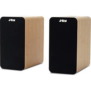 Jam Bluetooth Bookshelf Speakers - Casse Audio Compatte, Altoparlanti Bluetooth Stereo Doppi, Alimentazione Casse Stereo a Rete, Aux-In, Driver 4