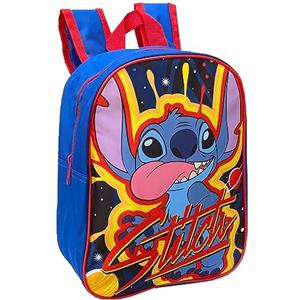 CARTOON Zaino asilo Stitch, Disney, borsa per la scuola, tempo libero, zainetto per bambini