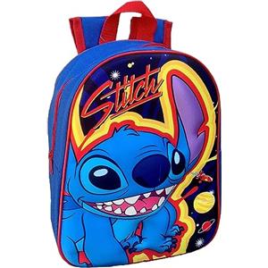 CARTOON Zaino asilo Stitch, Disney, immagini in rilievo, 3D, borsa per la scuola, tempo libero, zainetto per bambini