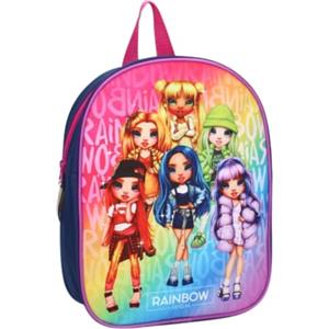 mybagstory - Zaino - Rainbow High - Blu - Bambino - Scuola - Scuola - Scuola materna - Presepe - Zaino da ragazza - Dimensione 29 cm - Spalline regolabili, Rosa, S