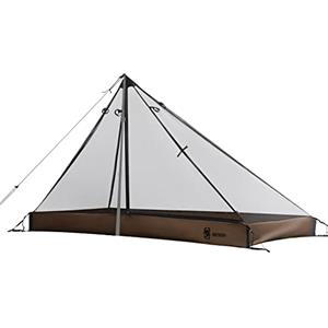 OneTigris Tenda interna per 1 persona, ultraleggera, in rete, per campeggio, attività all'aperto, escursionismo