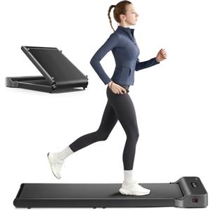 Walkingpad Z1 Tappeto da Camminata, Treadmill Pieghevole 180° Sotto Scrivania per Casa e Ufficio con Telecomando e Display LED, Treadmill Compatta Velocità Regolabile 1-6 km/h