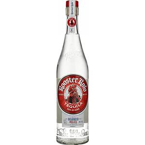 Rooster Rojo Blanco Tequila - Creata con il 100% di agave Weber Blue - Doppia distillazione, filtrata con l'argento, invecchiata in botte - 38% Vol - 70cl (700ml / 0,7litri) - Bottiglia di vetro