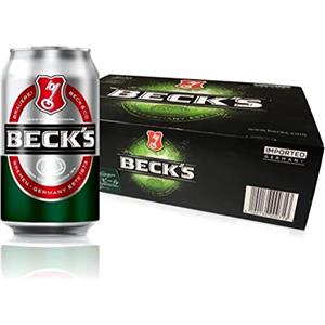 Beck's Pils, Birra Lattina - Cassa, Pacco da 24x33cl