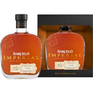Ron Barceló Imperial - Bottiglia da 700 ml di Rum Ambrato, Invecchiato Naturalmente fino a 10 anni in Barrique di Rovere, Rum Dominicano da 100% Succo di Canna da Zucchero