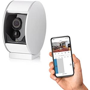 Somfy 2401507 - Telecamera per interni | Otturatore motorizzato | Rilevatore di movimento e visione notturna | Altoparlante e microfono