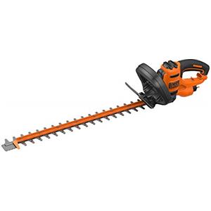 BLACK+DECKER,TAGLIASIEPI 550 W - LUNGHEZZA LAMA 60 cm - LAME A DOPPIA AZIONE ASIMMETRICHE - PASSO LAMA 25 mm - CON LAMA SEGHETTATA PER I RAMI PIU' SPESSI. BEHTS451-QS