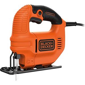 BLACK+DECKER Seghetto alternativo 400W. Sistema di inclinazione per tagli a 45°. 230 V. KS501-QS