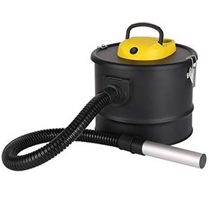 ARDES | AR4A12 ASHPIRO 12 Aspiracenere Professionale Serbatoio 12L, Filtro in Tessuto Non Tessuto Lavabile, Bidone Aspira Cenere Aspiratutto Ideale per Lavoro Quotidiano o Industriale, Nero Giallo