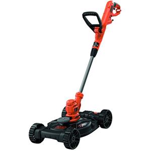 BLACK+DECKER,3IN1 - 550 W - TAGLIO 30 CM - ALIMENTAZIONE FILO AUTOMATICA - FILO SINGOLO 1.5 mm - BORDATURA CON RUOTA - 2 ALTEZZE TAGLIO 40-60 mm . BESTA530CM-QS