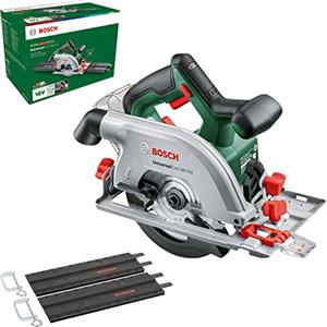 Bosch Home and Garden Sega circolare a batteria UniversalCirc 18V-53 (taglio preciso nel legno; profondità di taglio max. 53 mm; 18 Volt System; senza batteria) - Amazon Edition