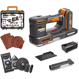 Worx WX820 Levigatrice Sandeck 5 in 1-20V con 1 batteria da 2.0Ah