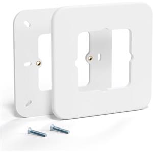 Meross Placche a Parete per Scatola 503, Placche per Interruttori Compatibile con Meross Termostato WiFi, Copri Cassetta per Scatola 503 Contiene Due Placche e Viti, 12CM×12CM