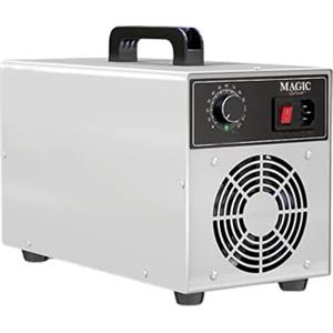 MAGIC SELECT Generatore di Ozono 5.000mg/h, purificatore d'Aria, Ozonizzatore/Deodorante ionizzatore Home per Stanza, Fumo, Auto e Animali Domestici