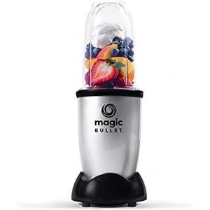 Magic Bullet Mini di nutribullet, Frullatore Elettrico, Frullatore Piccolo, Confezione Base da 3 Pezzi, Potenza 200 Watt, Grigio, MBR03