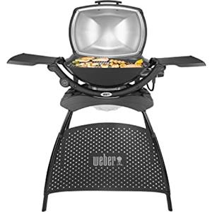 Weber Q2400 Barbecue Elettrico, 55 x 39 cm, con supporto, Dark Grey (55020053)