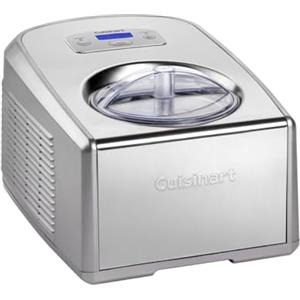 Cuisinart ICE100E Gelatiera con Compressore Integrato, Capacità 1,5 litri, auto-refrigerante, 2 Palette Incluse, Funzione Mantieni Freddo, Ideale per Gelati Sorbetti e Frozen Yogurt