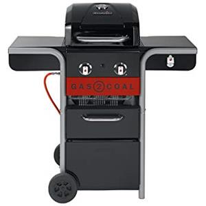 Char-Broil 140924 Gas2Coal 210 - Barbecue a gas ibrido, colore: Nero