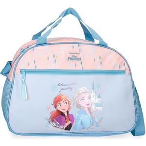 Disney Joumma Bags, Frozen Believe in the journey, zaino per bambini, zaino da scuola, realizzato in poliestere, spalline larghe e regolabili, varie tasche e scomparti., blu, Zaino da viaggio