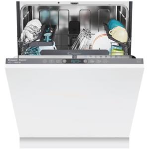 Candy Rapido' CI 6C4F0A, Lavastoviglie a Scomparsa Totale 60 Cm, Classe energetica C, 16 coperti, 8 programmi, Motore Inverter, 44 dB, Partenza Ritardata 1-23h, Apertura automatica, App hOn