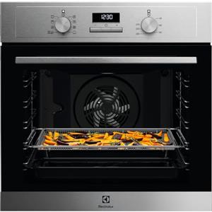 Electrolux Serie 700 Forno da Incasso Multifunzione AirFry, Capacità 72 L, EOM3H04X, Classe A, Funzione Pizza, 670x654x635 mm, Acciaio Inox