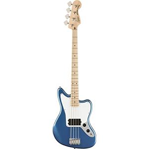 Fender Squier by Fender Affinity Series Jaguar, Basso Elettrico, con Microfono Humbucker, Tastiera in Acero, Blu Lac Placid