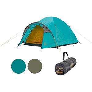 Grand Canyon Topeka 2 - Tenda a Cupola per 2 Persone | Ultraleggera, Impermeabile, di Piccole Dimensioni | Tenda per Il Trekking, Campeggio, all'aperto | Blue Grass (Blu)