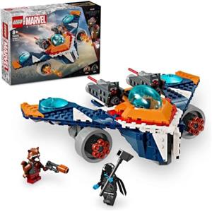LEGO Marvel Warbird di Rocket vs. Ronan, Astronave Giocattolo da Costruire per Bambini e Bambine da 8 Anni in su, Set Guardiani della Galassia, Regalo da Supereroi per Ragazzi e Ragazze 76278