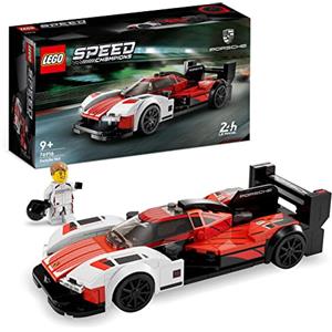 LEGO Speed Champions Porsche 963, Modellino Auto da Costruire, Macchina Giocattolo per Bambini, Set da Collezione 2023 con Minifigure del Pilota 76916