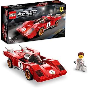 LEGO Speed Champions 1970 Ferrari 512 M, Macchina Giocattolo da Corsa, Supercar, Auto Sportiva Rossa, Modellismo, Collezione 2022 76906