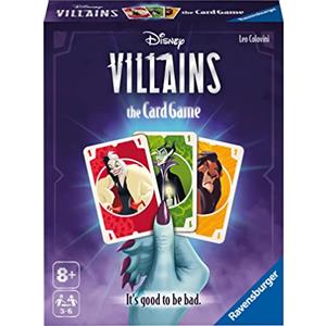 Ravensburger - Disney Villains The Card Game, Gioco di Carte per Tutta la Famiglia, 3-6 Giocatori, Idea Regalo per Bambini 8+ Anni