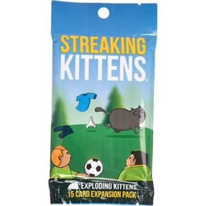 Exploding Kittens Streaking Kittens di Exploding Kittens Pacchetto di espansione - Giochi di carte per adulti, adolescenti e bambini, (Edizione inglese)