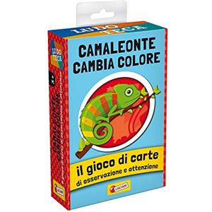 Liscianigiochi, Ludoteca Le Carte dei Bambini Camaleonte Cambia Colore Gioco di Società, 85767