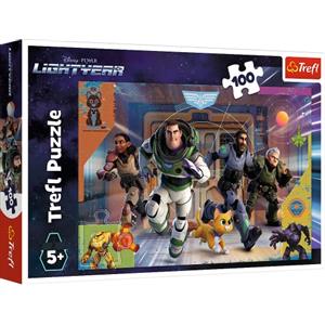 Trefl 100 Elementi, Colorati con Personaggi delle Fiabe, Intrattenimento Creativo, Divertimento per Bambini Sopra i 5 Anni Puzzle, Colore Le Avventure di Buzz Lightyear, 16433