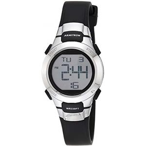 Armitron Sport Orologio da donna con cronografo digitale e cinturino in resina, 45/7012BLK