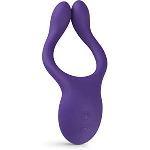 Teazers Vibratore di Coppia - Vibratore multifunzione per Uomo e Donna - Sex Toy di Coppia per Divertimento Extra - Viola