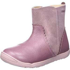 Geox B Macchia Girl A, Primi Passi Bimba 0-24, Rosa (Dk Rose 77C8007), 22 EU