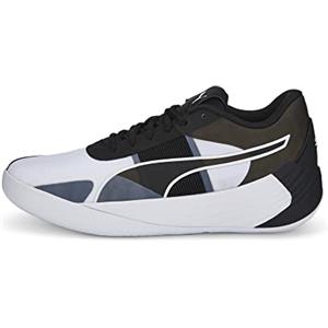 PUMA Fusion Nitro Team, Scarpe da basket, Unisex - Adulto, Puma White/Puma Black, 44 EU