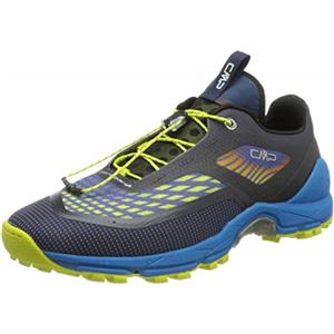 CMP HELAINE TRAIL SHOE, Trail Shoe, Uomo, Blu (Cobalto-Limone), 45 EU