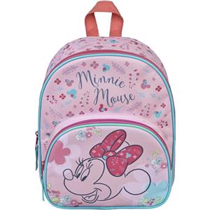 Undercover - Zaino per bambini Disney Minnie Mouse - con tasca frontale - per la scuola materna, il tempo libero e i viaggi - resistente e pratico - per bambini dai 4 anni in su