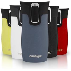 Contigo West Loop Mini Autoseal Tazza Termica| Tazza da viaggio in acciaio inossidabile | Tazza thermos caffe | Tazza da caffè da asporto con coperchio facile da pulire senza BPA | Lakeside | 300 ml