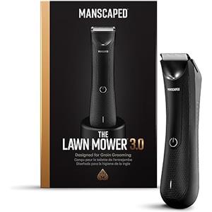 Manscaped Refining The Gentleman MANSCAPED™ The Lawn Mower™ 3.0, Rasoio Intimo Con Lame In Ceramica Da Uomo E Base Di Ricarica, Waterproof Per Uso Asciutto O Bagnato, Rasoio Corpo Definitivo