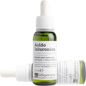 Generisch La Saponaria - Acido Ialuronico Puro - Multiplo Peso Molecolare - Siero Viso Anti Invecchiamento - Rimpolpante e Anti Rughe 30ml