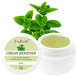 FADLASH Crema Rimuovi per Ciglia Estensioni FADLASH Solvente per Extension Ciglia Remover Crema Extension Ciglia Delicata e Rapida Rimozione Rapida Della Colla Ciglia(Herb)