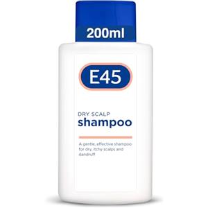 E45 shampoo cuoio capelluto a secco dermatologico 200ml - Shampoo del cuoio capelluto a secco con vitamina B5 per idratare i capelli - per capelli puliti e lucenti - shampoo anti -forfo