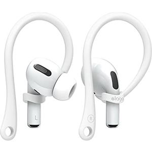 elago EarHooks Ganci Compatibile con Compatibile con AirPods Pro 2 & 1 & Compatibile con AirPods 3, 2, 1 - Ganci Auricolari per Attività Sportive, Antiscivolo [Brevetto Registrato US] (Bianco)