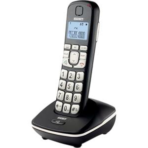 SAIET - Telefono Cordless Casa e Ufficio 13500690 - Cordless con Vivavoce e Audio Amplificato - Telefono Cordless con Tasti Grandi e Schermo Intuitivo