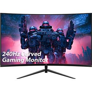 Z Z-Edge Z-Edge Monitor Gaming Curvo 27'' 240 Hz, 1ms MPRT, FHD(1920x1080), FreeSync, Schermo LED 16:9 con HDMI Cavo, Inclinazione Regolabile, 350cd/m², 1500R, HDMI 2.0*2 & DP 1.2*2, Altoparlanti Integrati